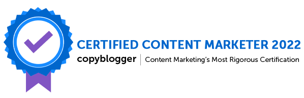 Copyblogger Certified Writer Content Marketer